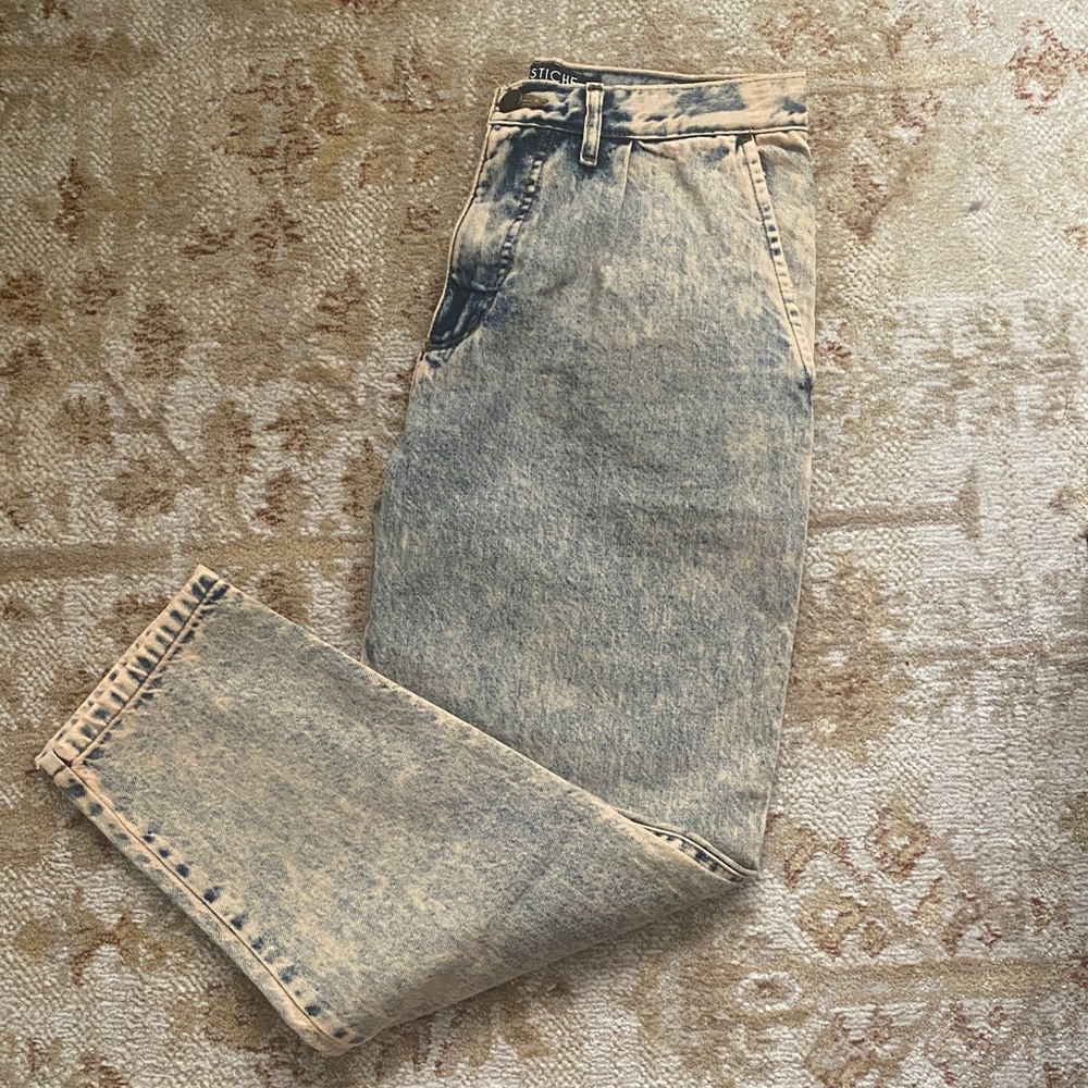 Pastiche for free people Acid-Wash Jeans - orange wash